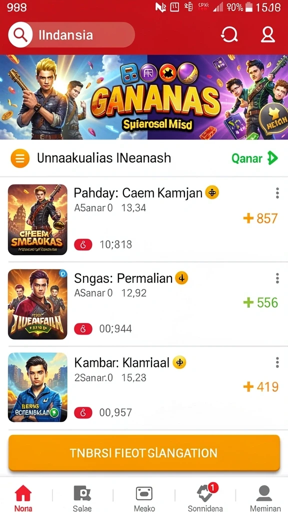 98toto - Screenshot menunjukkan tampilan awal aplikasi 98TOTO yang menarik.