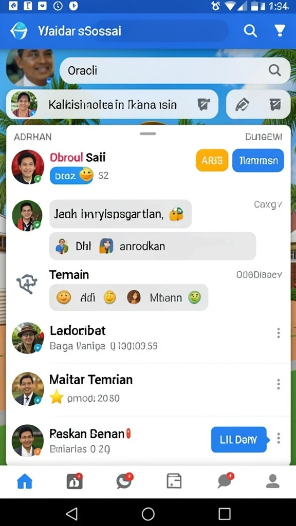 bpo777 - Tangkapan layar menggambarkan komunitas pemain yang aktif.