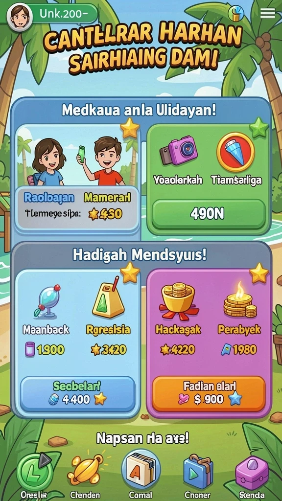 dorahoki - Tampilan awal game DORAHOKI yang menarik.