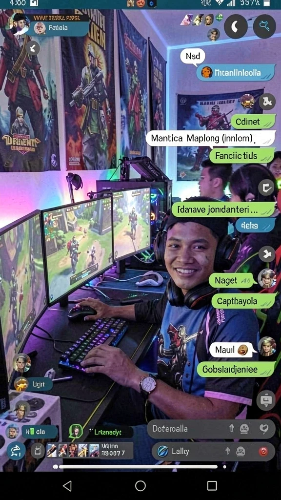 f7f7 - Scene pertarungan yang seru dan menegangkan.