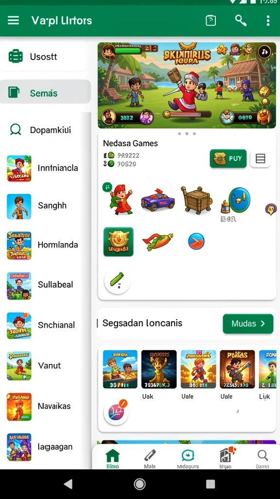 gowin789 - Screenshot dari mode permainan yang intens.