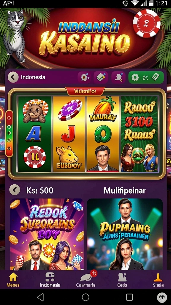 gus77 - Tampilan antarmuka yang ramah pengguna.